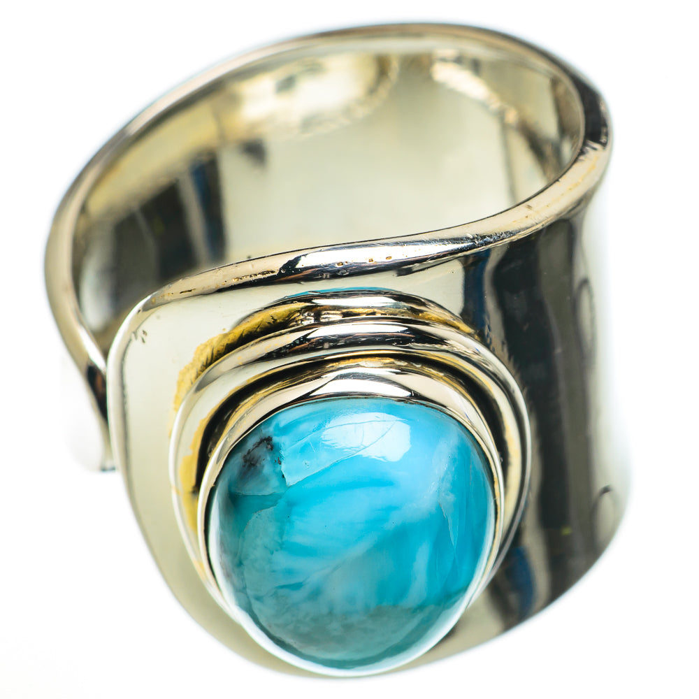 Larimar Rings handcrafted by Ana Silver Co - RING70928