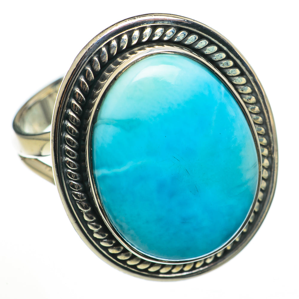 Larimar Rings handcrafted by Ana Silver Co - RING70931