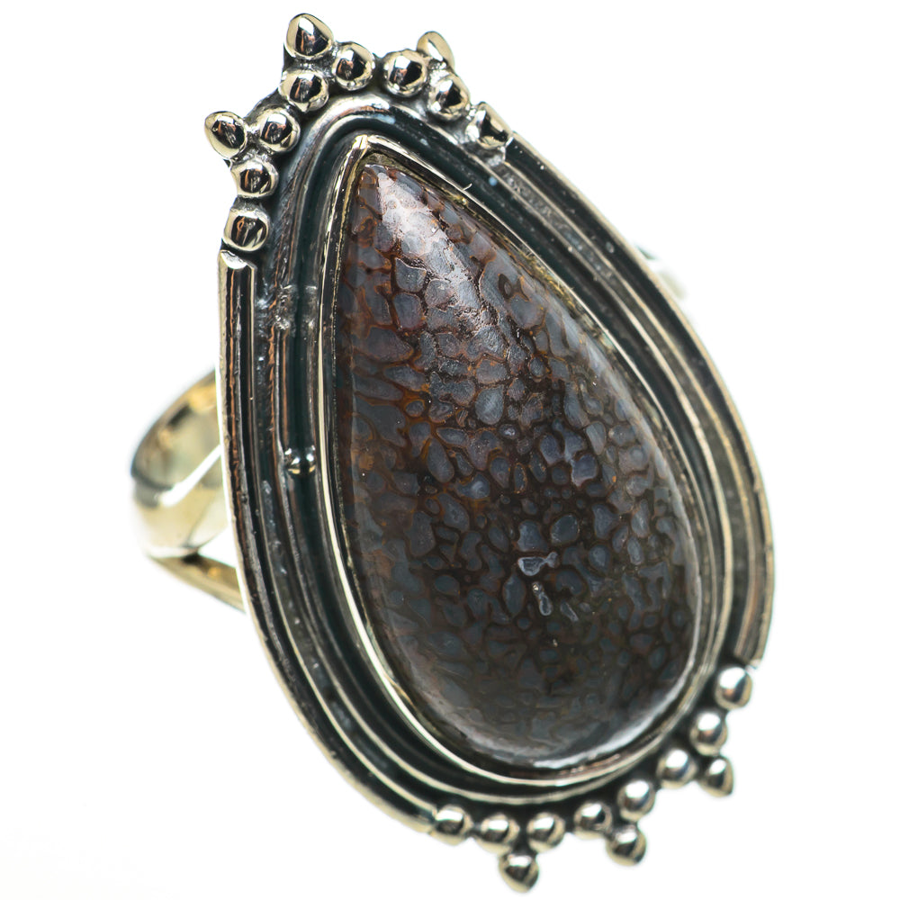 Dinosaur Bone Rings handcrafted by Ana Silver Co - RING70938