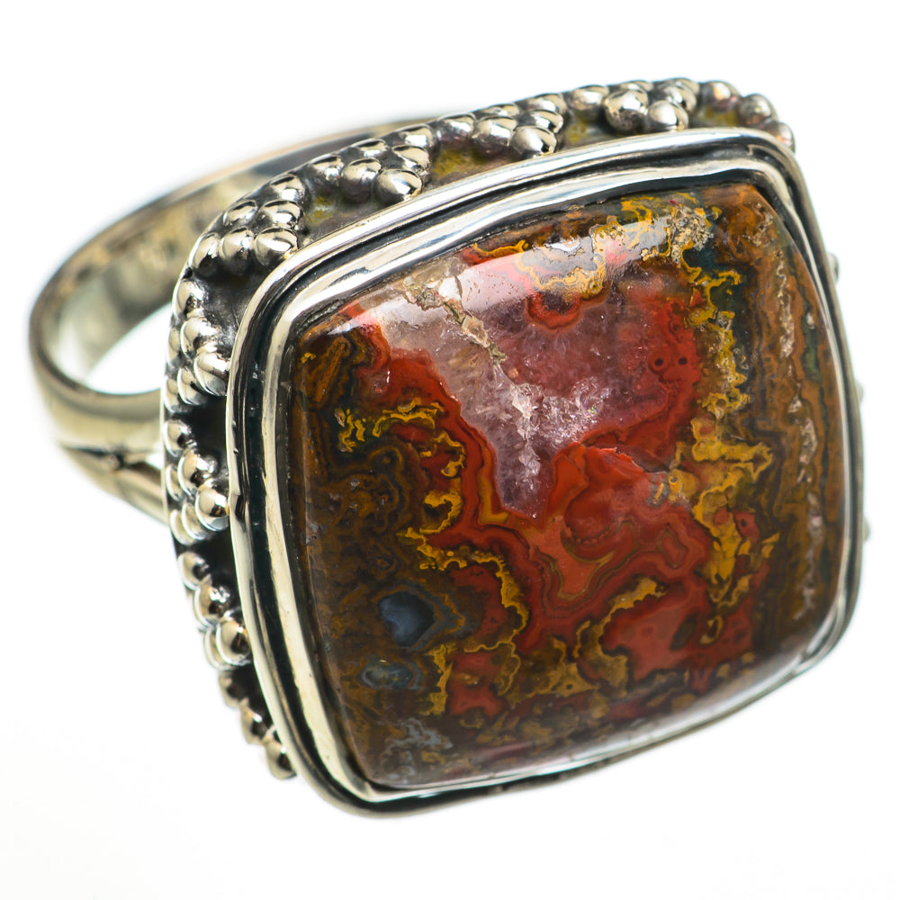 Moroccan Agate Rings handcrafted by Ana Silver Co - RING70939