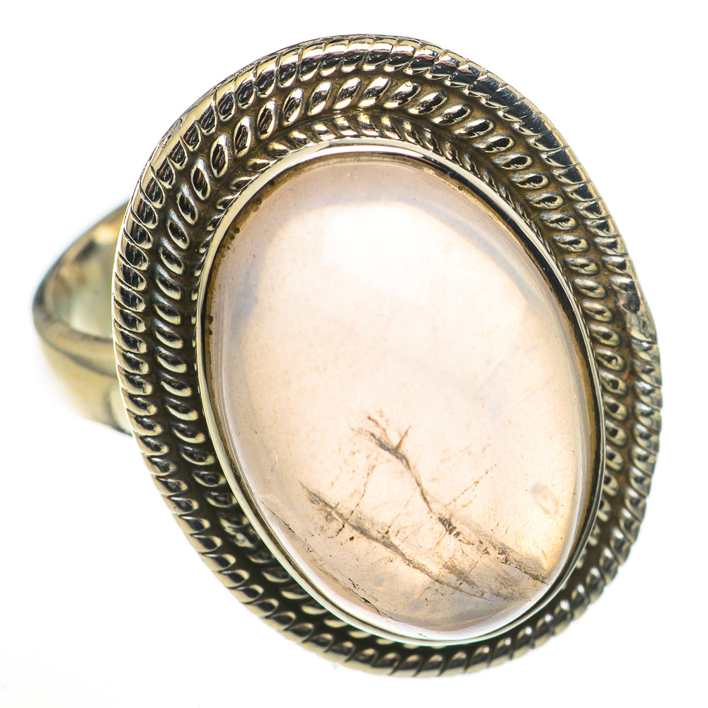 Rose Quartz Rings handcrafted by Ana Silver Co - RING70947