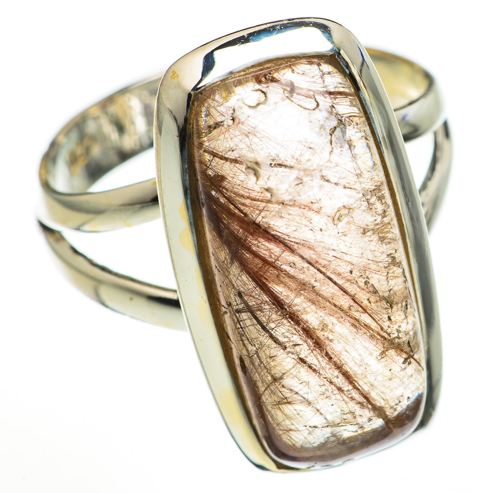 Rutilated Quartz Rings handcrafted by Ana Silver Co - RING70955