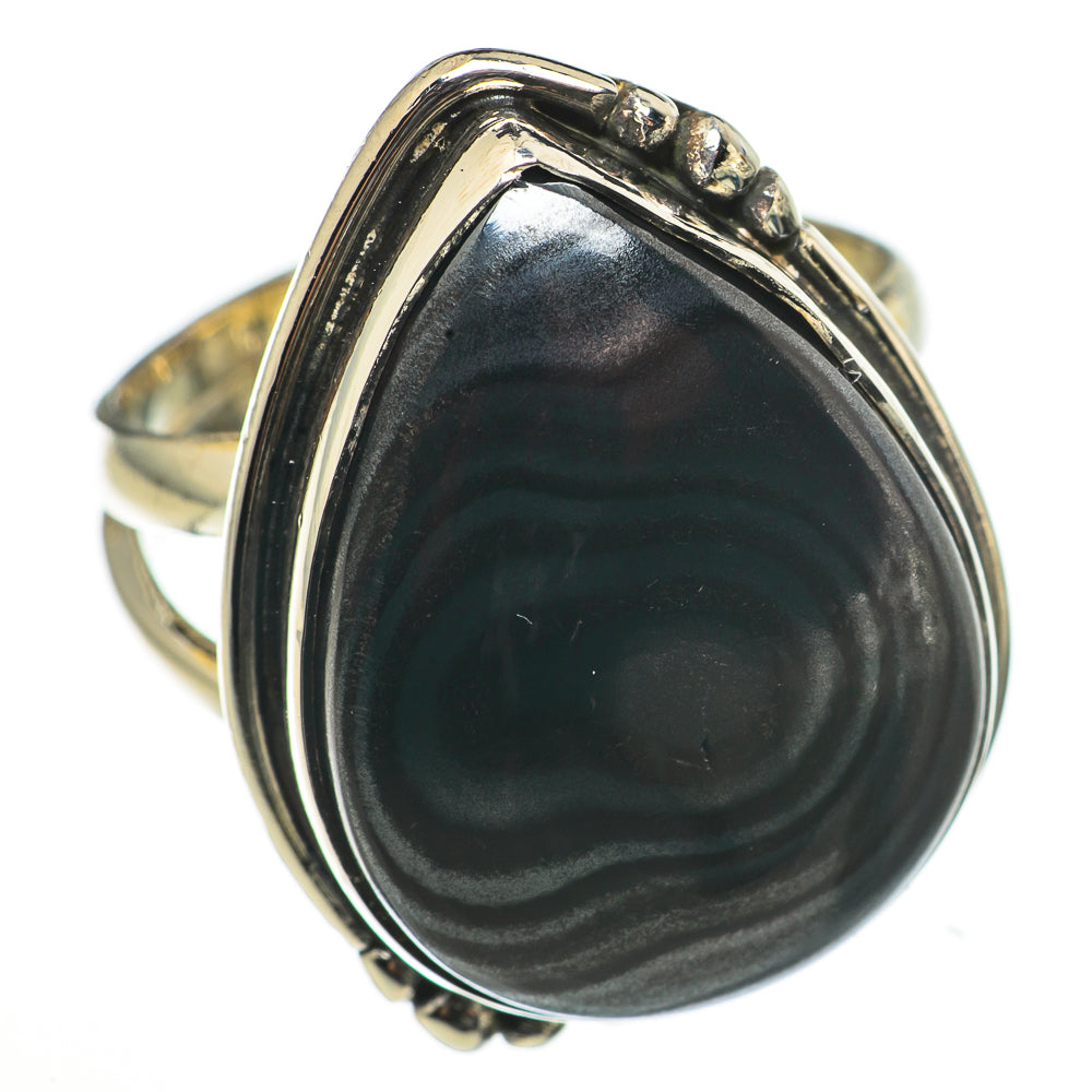 Psilomelane Rings handcrafted by Ana Silver Co - RING70957