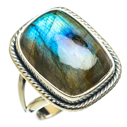 Labradorite Rings handcrafted by Ana Silver Co - RING70969