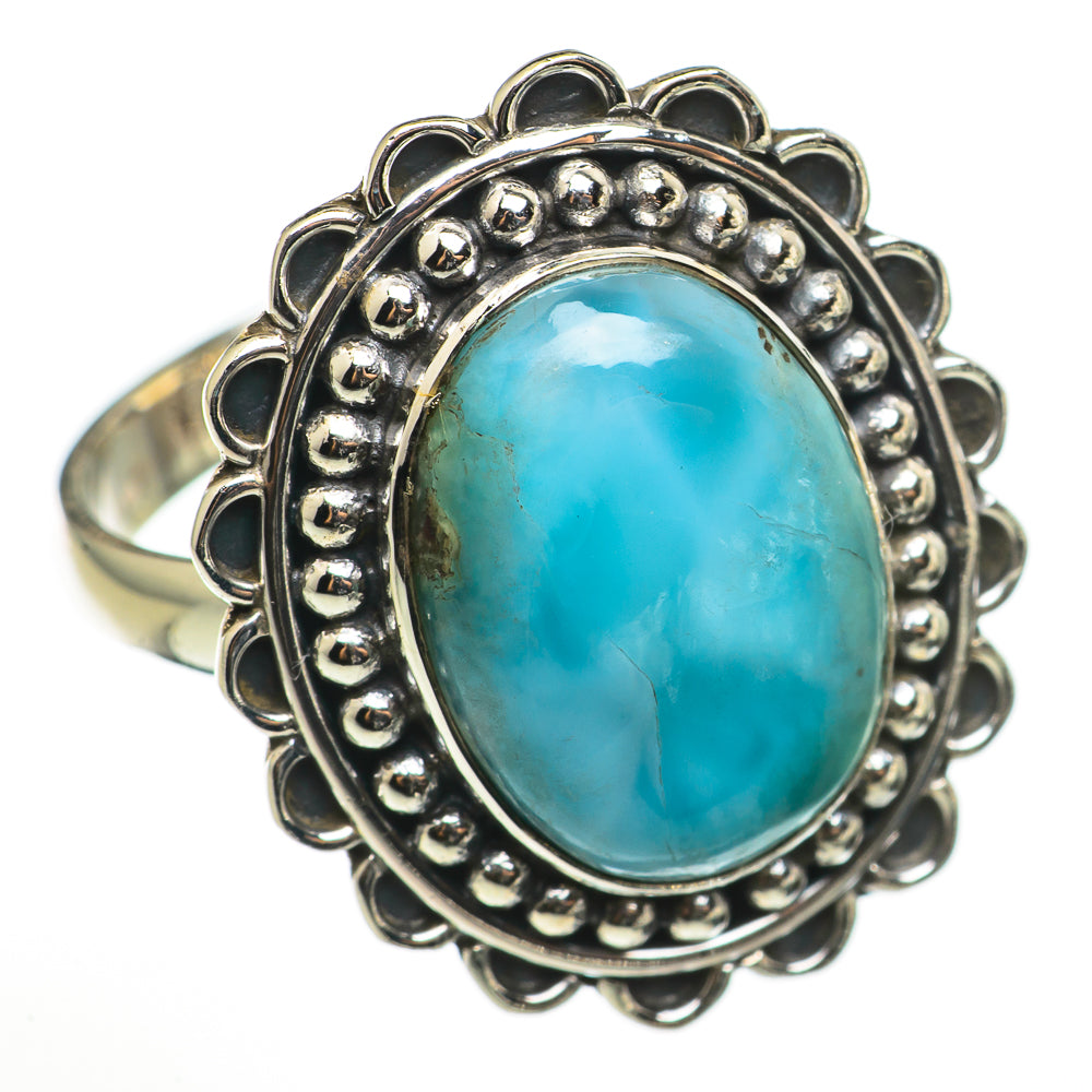 Larimar Rings handcrafted by Ana Silver Co - RING70970