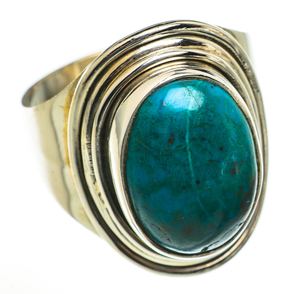 Chrysocolla Rings handcrafted by Ana Silver Co - RING70974