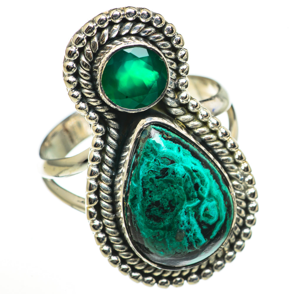 Chrysocolla Rings handcrafted by Ana Silver Co - RING70976