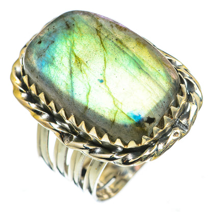 Labradorite Rings handcrafted by Ana Silver Co - RING70977
