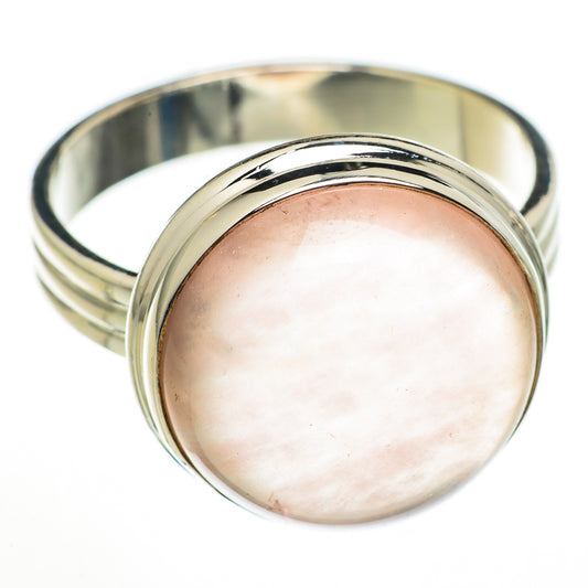 Rose Quartz Rings handcrafted by Ana Silver Co - RING70985