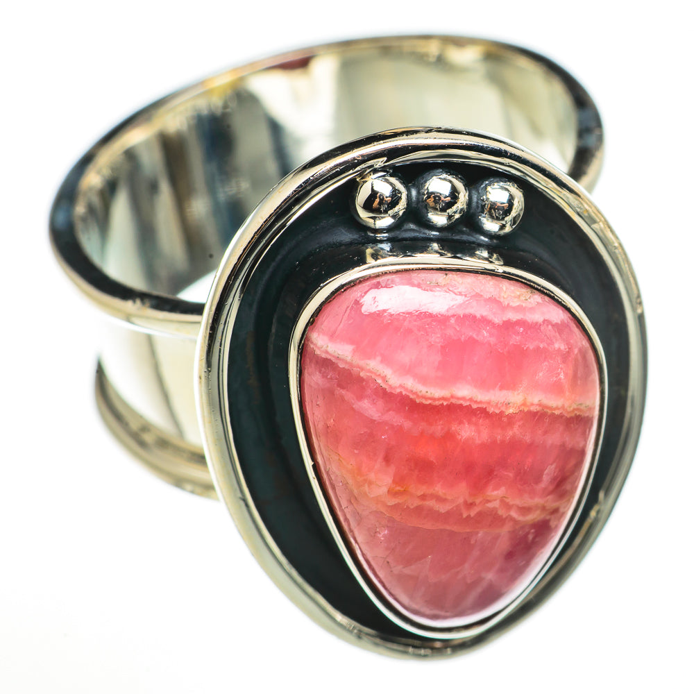 Rhodochrosite Rings handcrafted by Ana Silver Co - RING70987