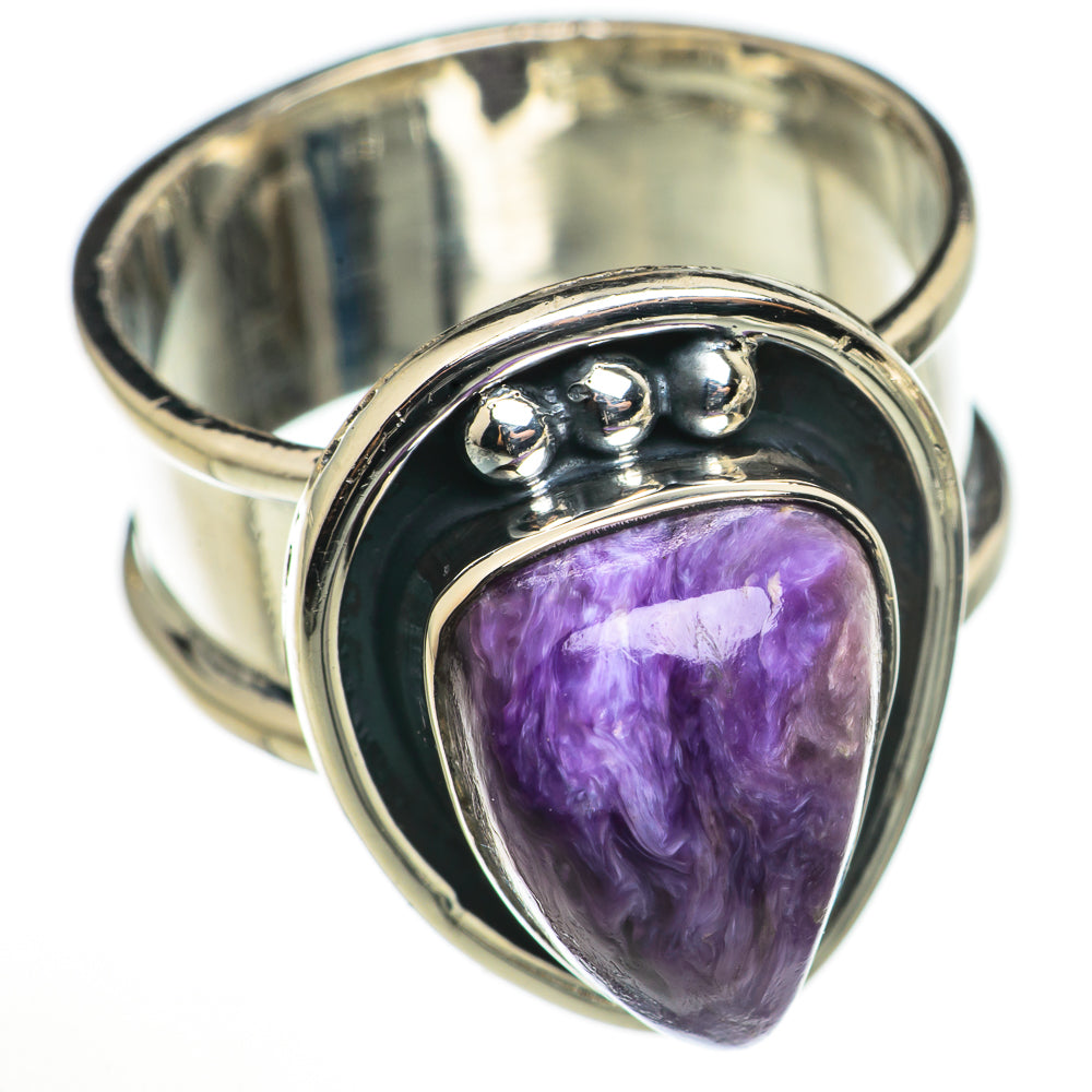 Charoite Rings handcrafted by Ana Silver Co - RING70991