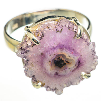 Amethyst Stalactite Rings handcrafted by Ana Silver Co - RING70992