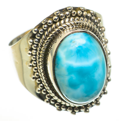 Larimar Rings handcrafted by Ana Silver Co - RING71004