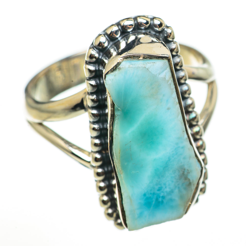 Larimar Rings handcrafted by Ana Silver Co - RING71005