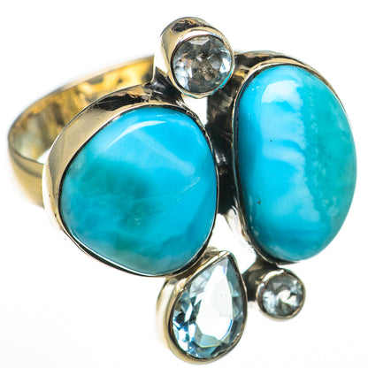 Larimar Rings handcrafted by Ana Silver Co - RING71009
