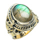Labradorite Rings handcrafted by Ana Silver Co - RING71012