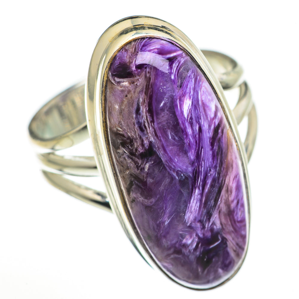 Charoite Rings handcrafted by Ana Silver Co - RING71026