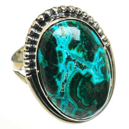 Chrysocolla Rings handcrafted by Ana Silver Co - RING71037