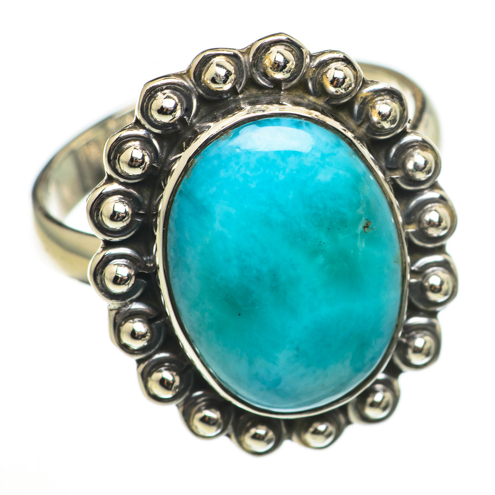 Larimar Rings handcrafted by Ana Silver Co - RING71043