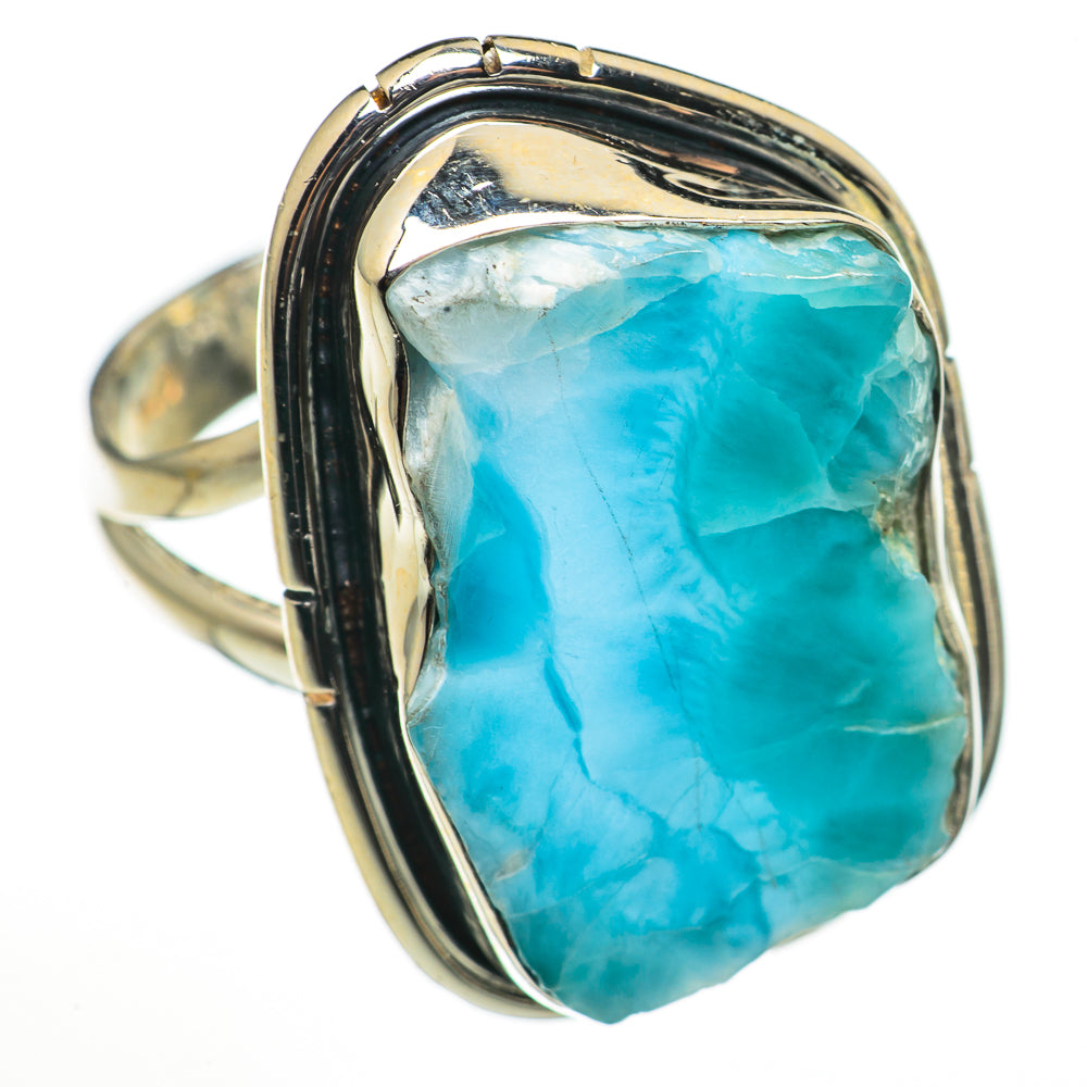 Larimar Rings handcrafted by Ana Silver Co - RING71044