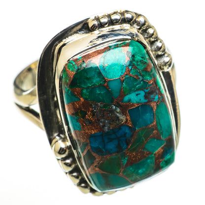Chrysocolla Rings handcrafted by Ana Silver Co - RING71047