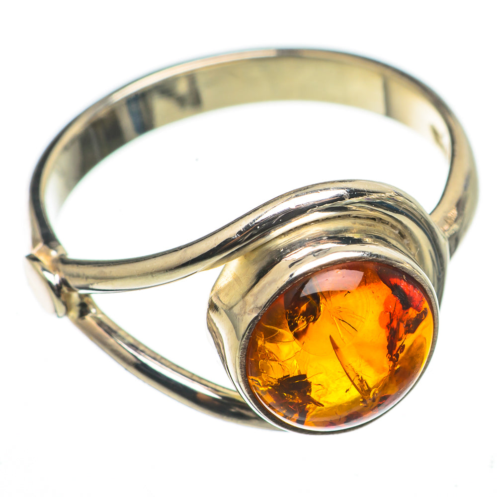 Baltic Amber Rings handcrafted by Ana Silver Co - RING71056