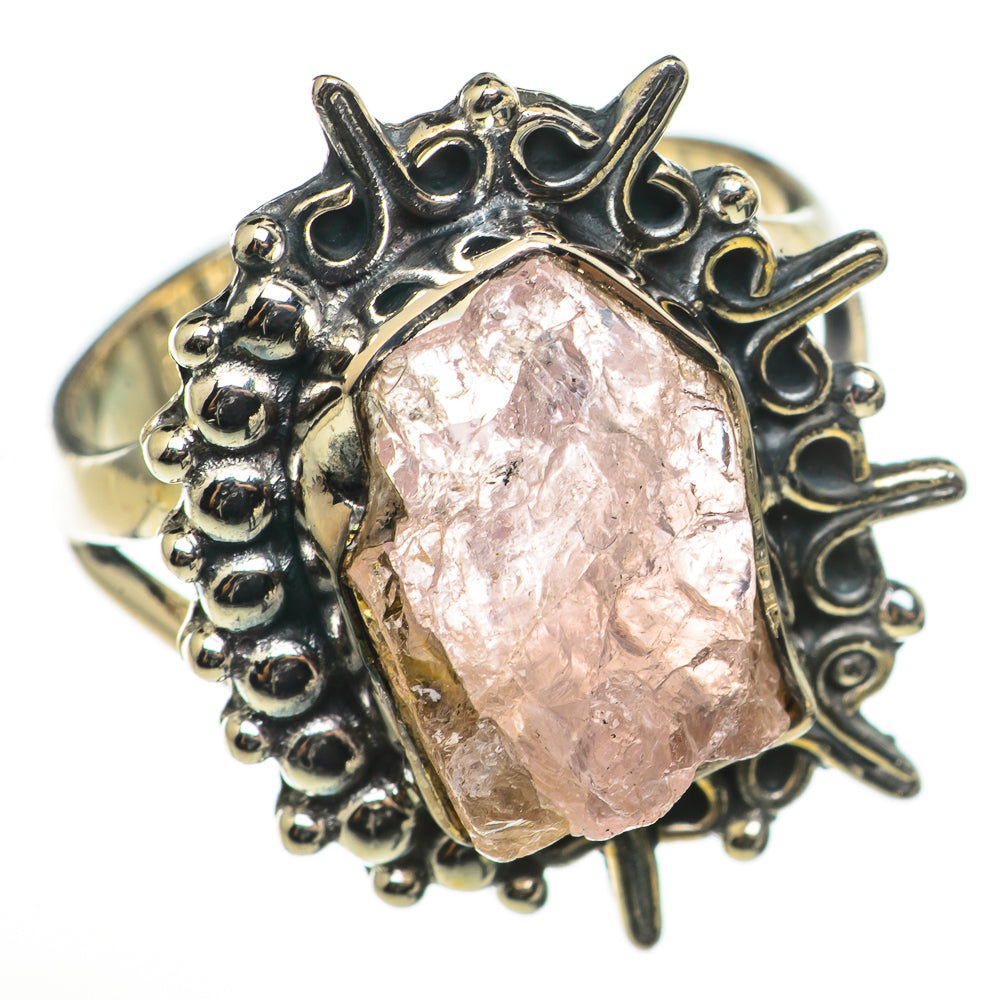 Rose Quartz Rings handcrafted by Ana Silver Co - RING71059