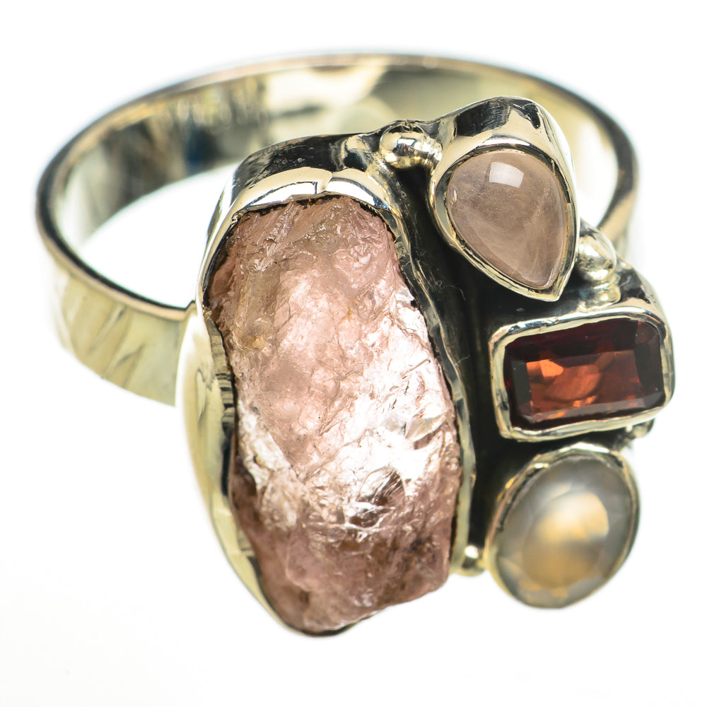 Rose Quartz Rings handcrafted by Ana Silver Co - RING71061
