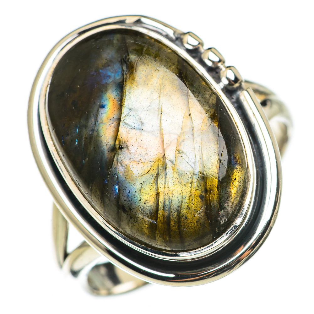 Labradorite Rings handcrafted by Ana Silver Co - RING71075