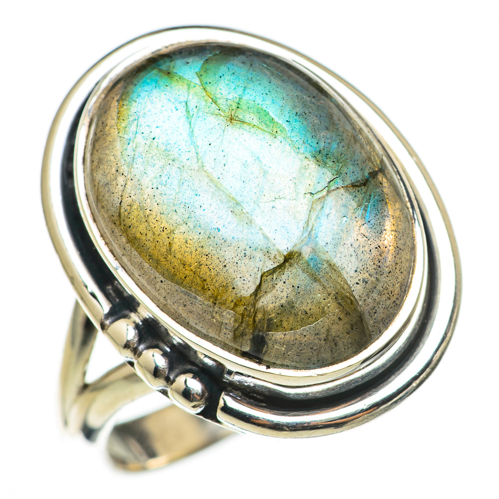 Labradorite Rings handcrafted by Ana Silver Co - RING71077