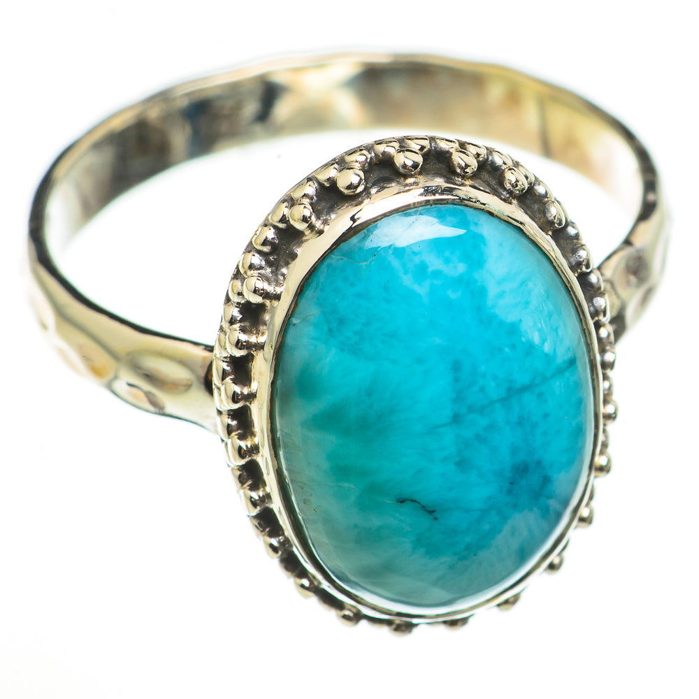 Larimar Rings handcrafted by Ana Silver Co - RING71078
