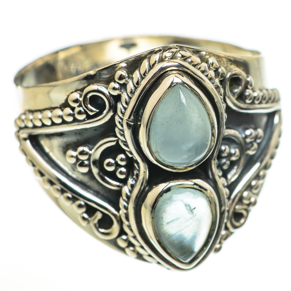 Aquamarine Rings handcrafted by Ana Silver Co - RING71080