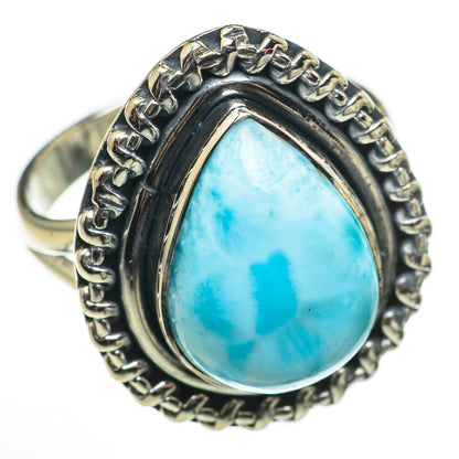 Larimar Rings handcrafted by Ana Silver Co - RING71083