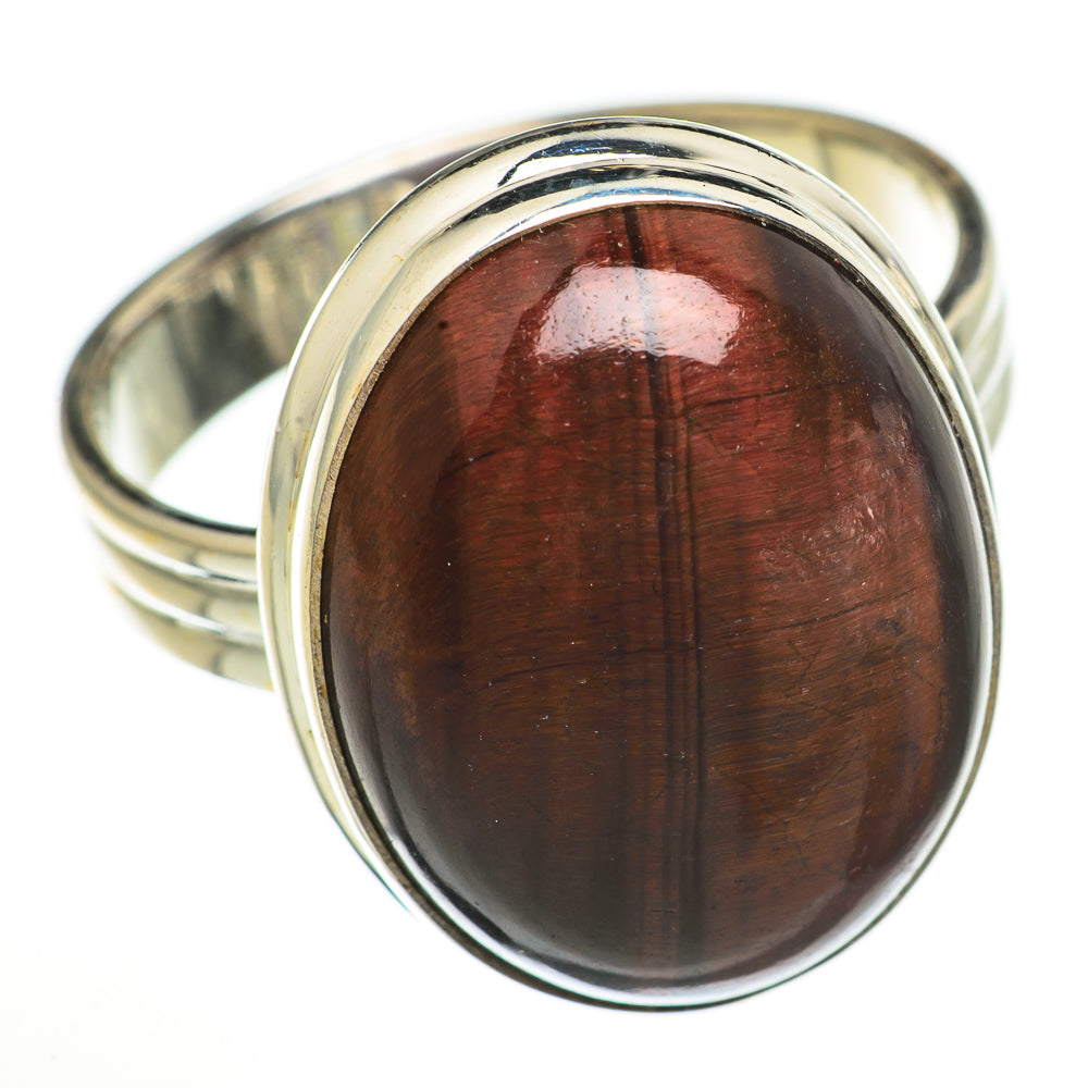 Red Tiger Eye Rings handcrafted by Ana Silver Co - RING71089