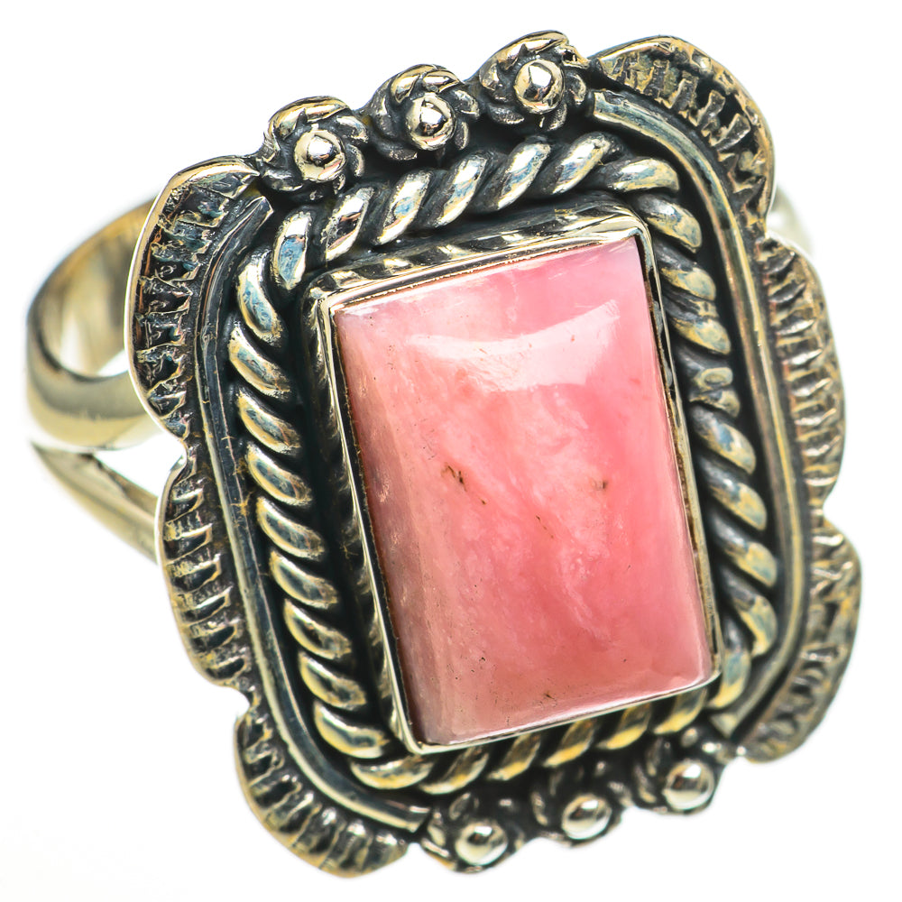 Pink Opal Rings handcrafted by Ana Silver Co - RING71097