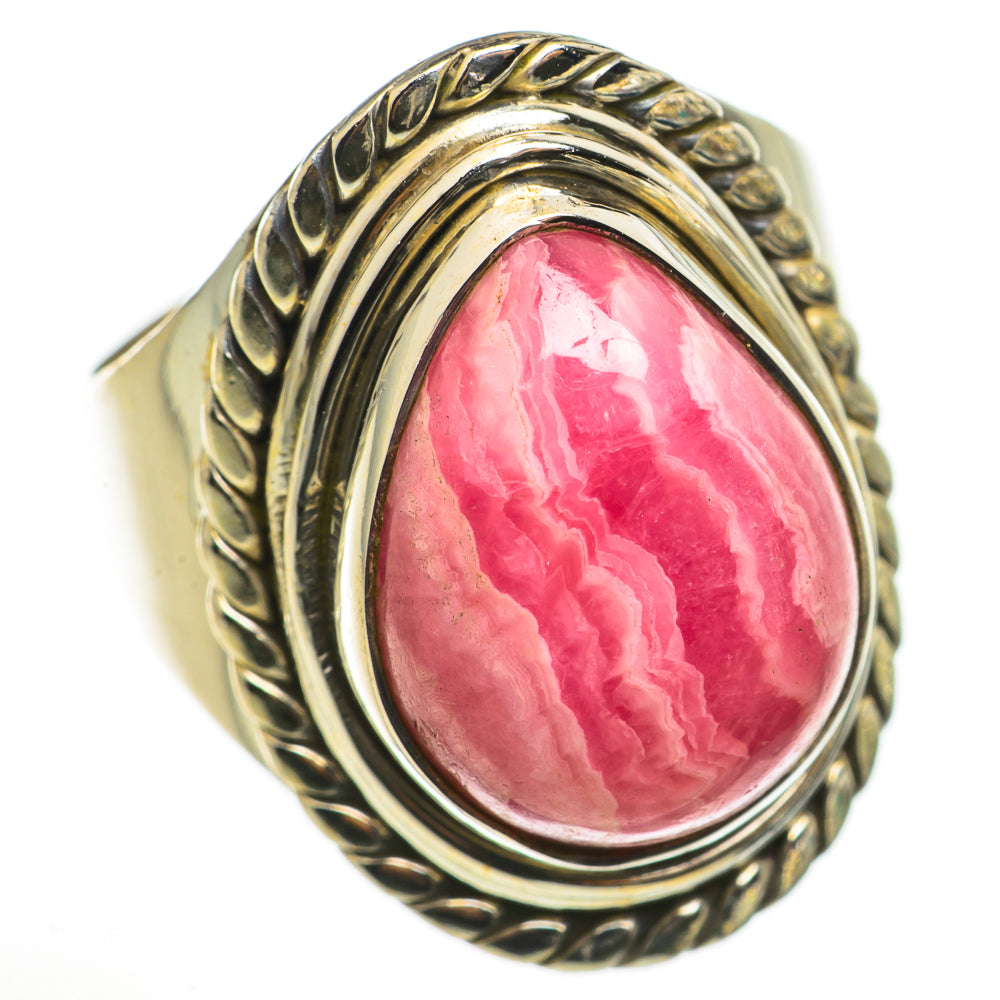Rhodochrosite Rings handcrafted by Ana Silver Co - RING71098