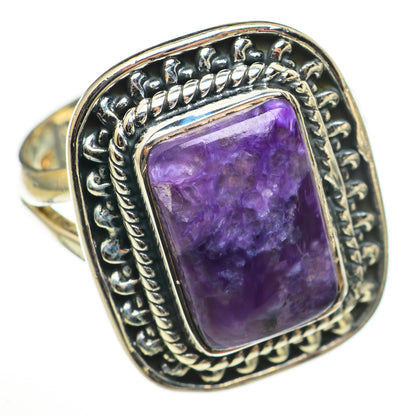 Charoite Rings handcrafted by Ana Silver Co - RING71100