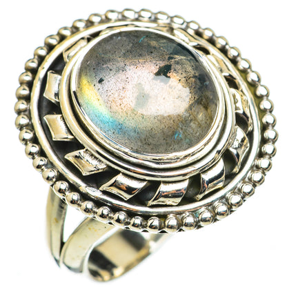 Labradorite Rings handcrafted by Ana Silver Co - RING71112