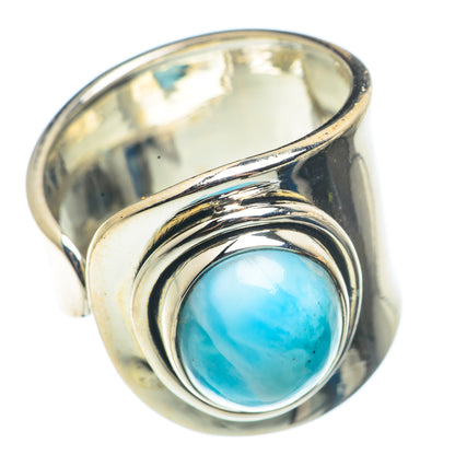 Larimar Rings handcrafted by Ana Silver Co - RING71118