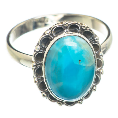 Larimar Rings handcrafted by Ana Silver Co - RING71121