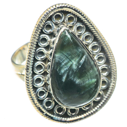 Seraphinite Rings handcrafted by Ana Silver Co - RING71122