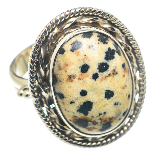 Dalmatian Jasper Rings handcrafted by Ana Silver Co - RING71128