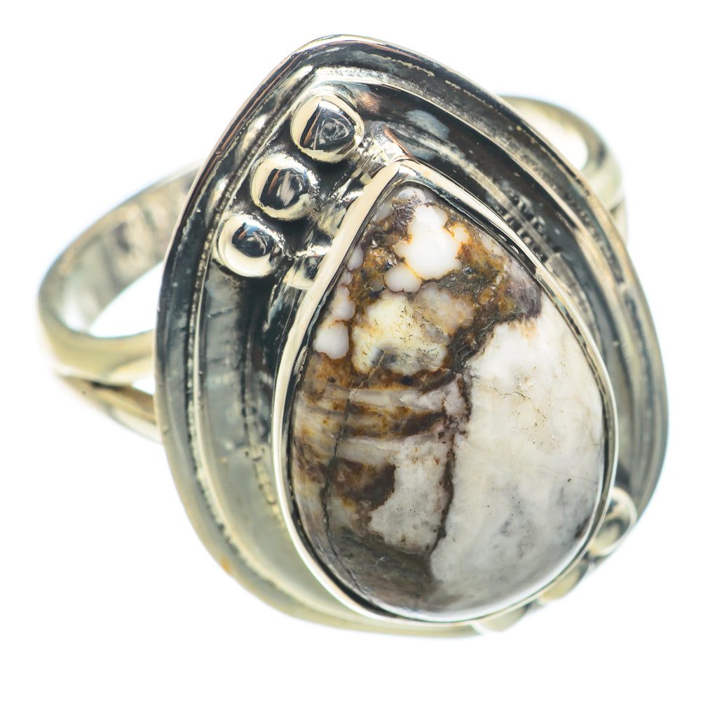 Peanut Wood Jasper Rings handcrafted by Ana Silver Co - RING71129