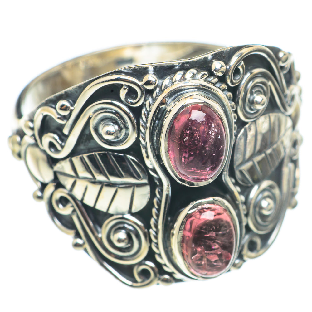 Pink Tourmaline Rings handcrafted by Ana Silver Co - RING71136