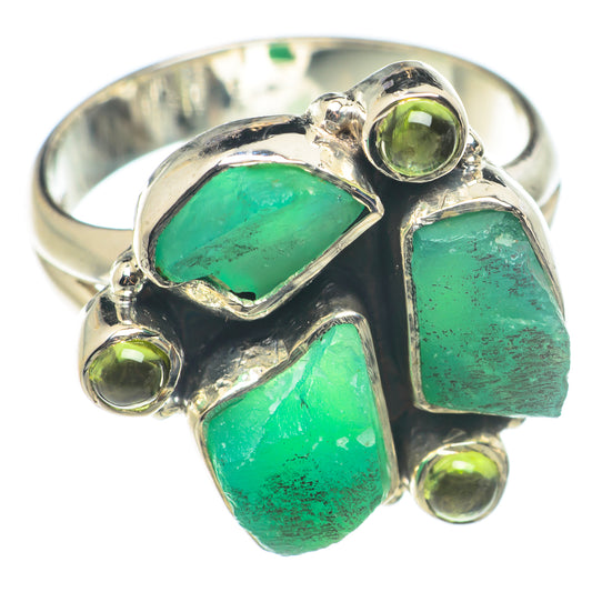 Chrysoprase Rings handcrafted by Ana Silver Co - RING71159