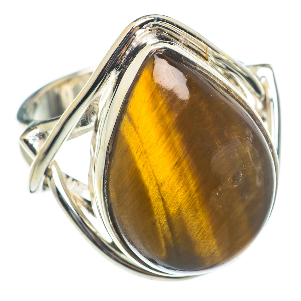 Tiger Eye Rings handcrafted by Ana Silver Co - RING71161