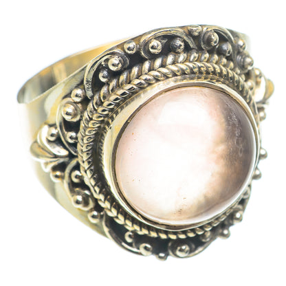 Rose Quartz Rings handcrafted by Ana Silver Co - RING71168
