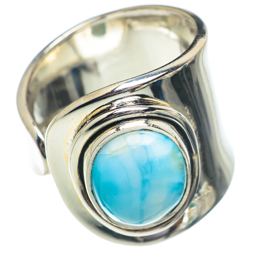 Larimar Rings handcrafted by Ana Silver Co - RING71185