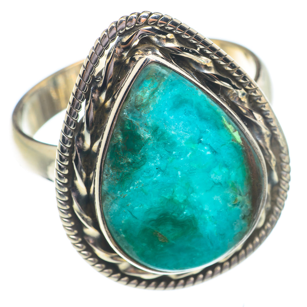 Chrysocolla Rings handcrafted by Ana Silver Co - RING71189