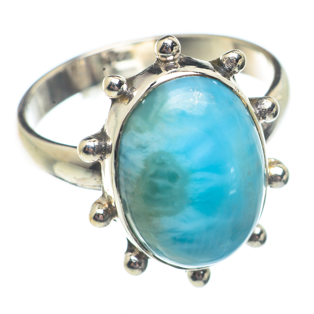 Larimar Rings handcrafted by Ana Silver Co - RING71190